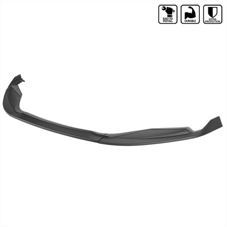 Spec-D Tuning F-SPORT FRONT BUMPER LIP MATTE BLACK LPF-GS35013FBK-PQ